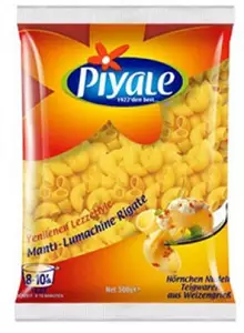 Piyale Manti-Lumachine Rigate Pasta 500g - Pastat - 13174 - 1