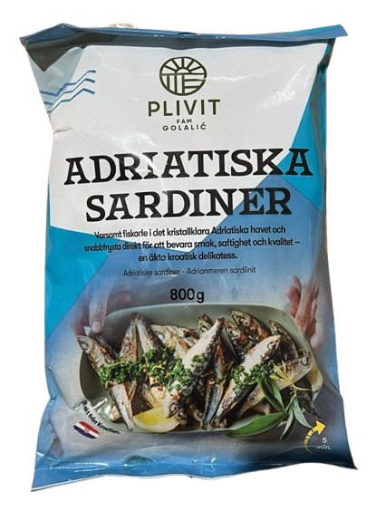 Plivit Adrianmeren sardiinit 800g - Pakastekalat - 21484 - 1