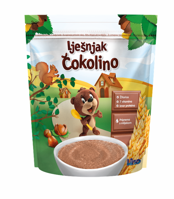 Podravka Lino Chocolino/ Haselpähkinä puuro 500g - Murot - 16654 - 1