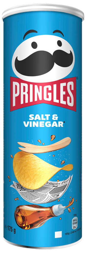 Pringles Salt & Vinegar Sipsi 165g - Sipsit - 6354 - 1