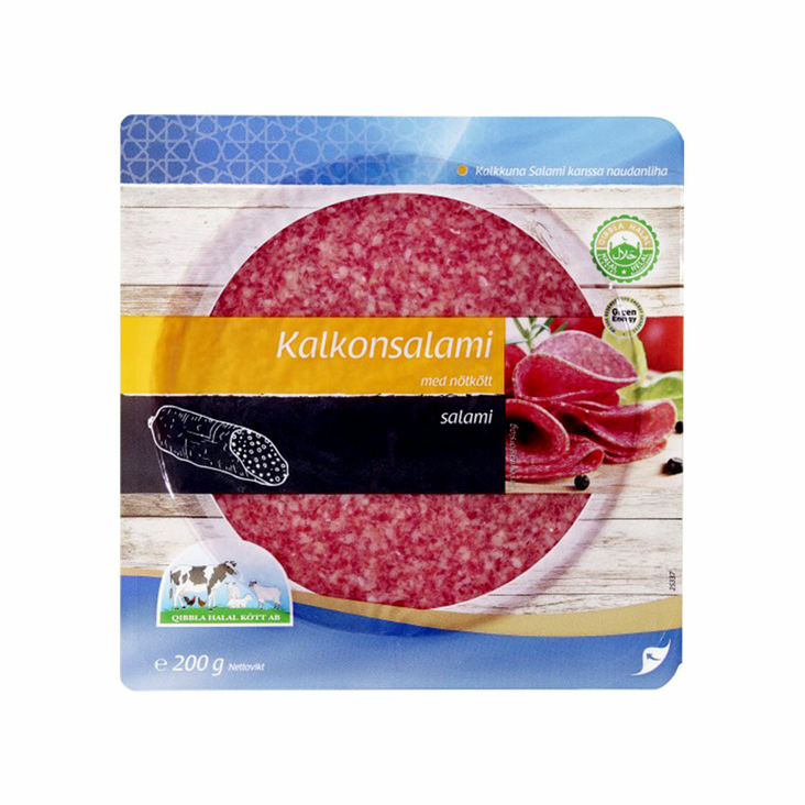 Qibbla Sliced Turkey salami / Kalkkunaleike 200g - Kalkkuna leikkeleet ja makkarat - 11224 - 1