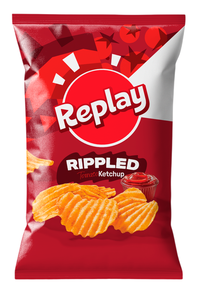 Replay Chips Ketchup/ Sipsi 75g - Sipsit - 18694 - 1