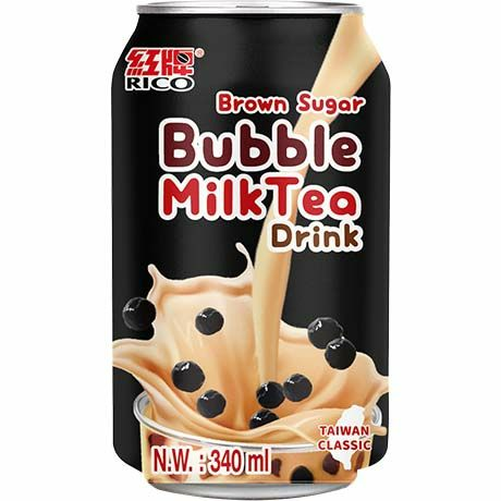 Rico Brown Sugar Bubble Milk Tea Drink 340ml TNK - Juomat - 12294 - 1