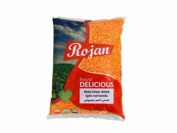 Rojan Split Red Lentils/ Punainen Linssi 1Kg - Linssit - 19374 - 1