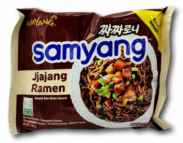 Samyang Jjajang Ramen Pikanuudeli 120g - Nuudelit - 13864 - 1