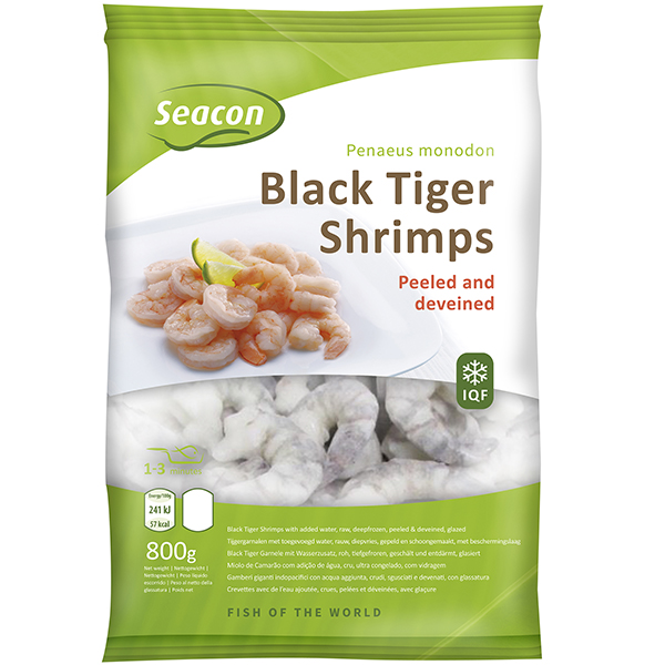 Seacon BT Shrimps PND 26-30p 80%/ Katkarapu 800g - Pakasteäyriäiset - 18224 - 1