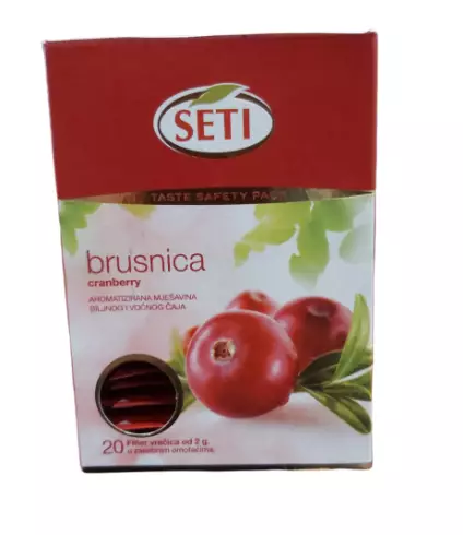 Seti brusnica Cranberry tea/ Karpalo tee 40g - Terveys teet - 15214 - 1