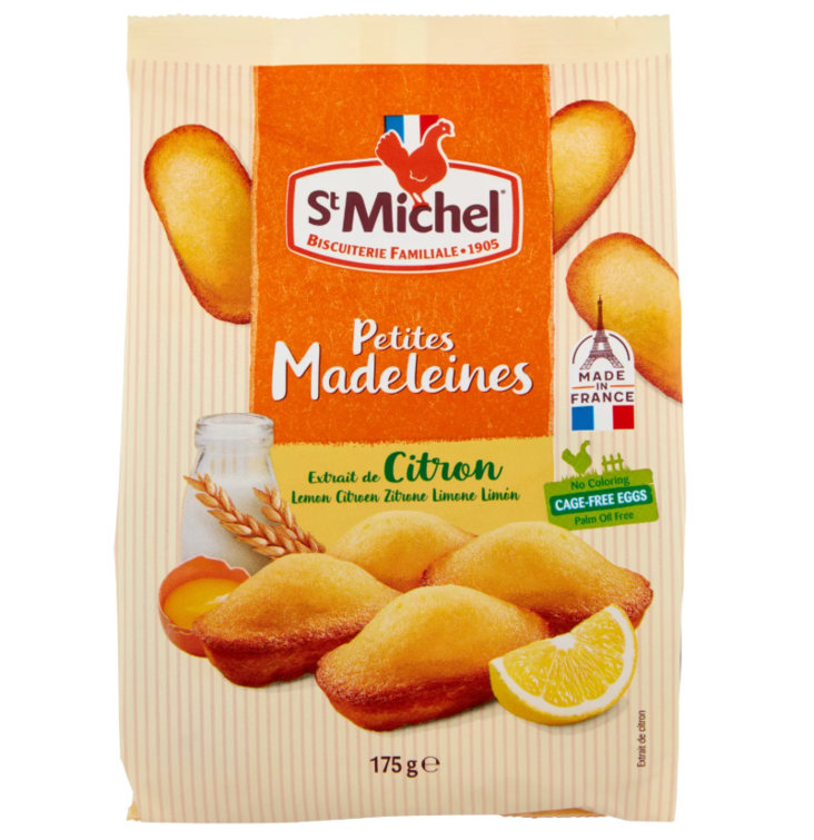 St. Michel Petites Madeleines Lemon Muffinssi 175g - Täytekeksit ja vohvelit - 17854 - 1