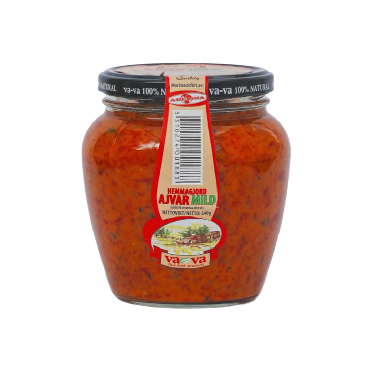Vava Ajvar Mild/ Mieto 550g - Tomaatti- ja paprikasäilykkeet - 17574 - 1