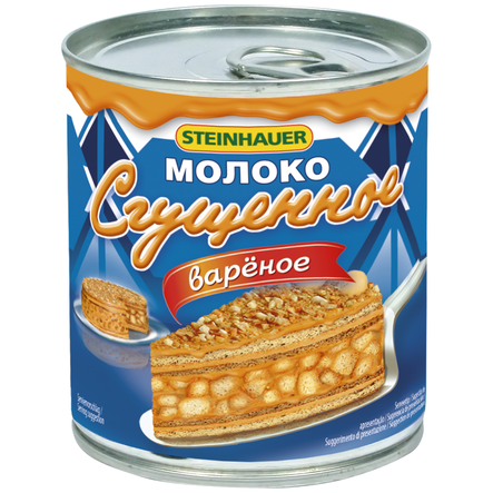 Steinhauer Condensed Milk/ Karamellisoitu Kondensoitu maito 8% 397g TNK - Kondensoidut maidot - 20705 - 1