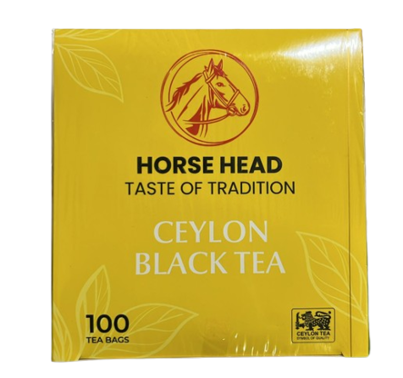 Horse Head Ceylon Tea Bag/ Teepussi 100kpl 200g - Musta tee - 21315 - 1