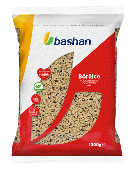 Bashan Black Eyed Beans/ Mustasilmäpapu 1kg - Kuivatut pavut - 18265 - 1
