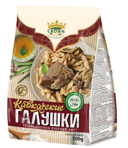 Crown Dumpling Galushki/ Kaukaasialaiset Galushkit 500g - Suolaiset leivonnaiset - 20495 - 1