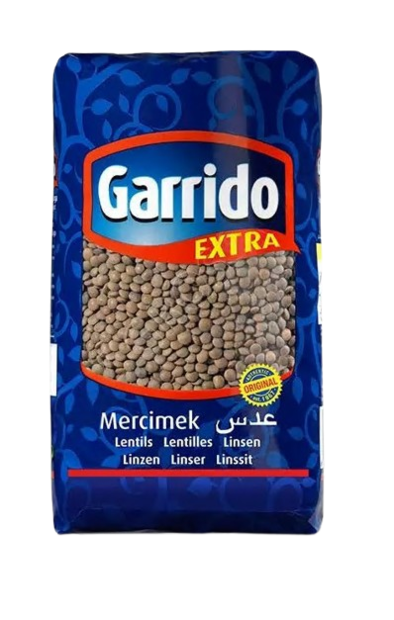Garrido Extra Mercimec Ruskea Linssi 1kg - Linssit - 14015 - 1