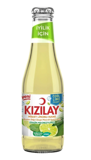 Kizilay Kivennäisvesi Lime-Minttu 200ml CAM - Kivennäis- ja lähdevedet - 19915 - 1