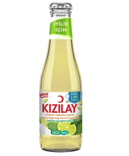 Kizilay Kivennäisvesi Lime-Minttu 200ml CAM - Kivennäis- ja lähdevedet - 19915 - 1
