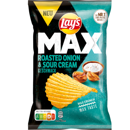 Lay's Max Roasted Onion&Sour cream Sipsi 110g - Sipsit - 18665 - 1
