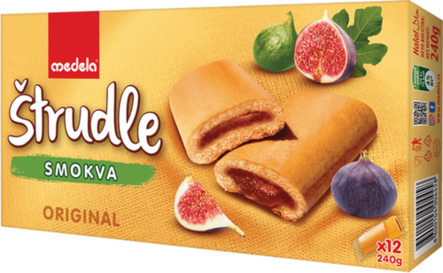 Medela Strudle Fikon / Viikunatäyttekeksi 240g - Täytekeksit ja vohvelit - 9135 - 1