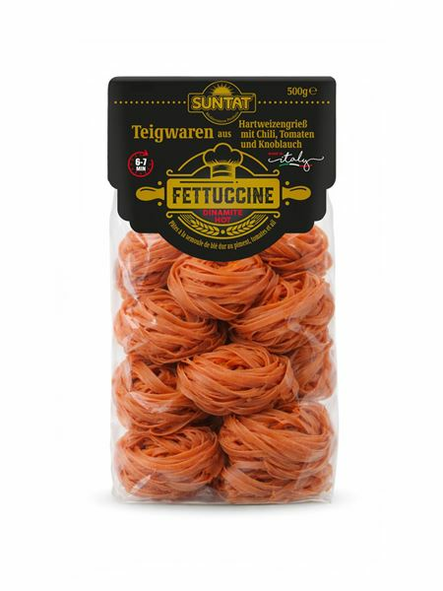 Suntat Fettuccine Premium Pasta Hot 500g - Pastat - 19555 - 1