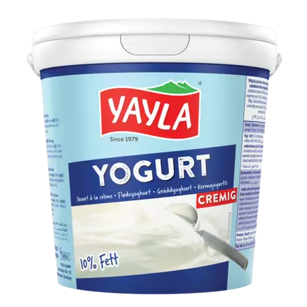 Yayla Suzme Yogurt / Maustamaton jogurtti 10% 1kg - Turkkilaiset jogurtit - 5245 - 1