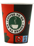 Coffee Cup/ Kertakäyttö Pahvimuki 710201 50kpl - Take Away -tuotteet - 19225 - 1