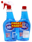ABC Glasreiniger Spray/ Lasipuhdistussuihke 1+1 750ml - Ikkuna- ja lasipintojen puhdistusaineet - 21055 - 1