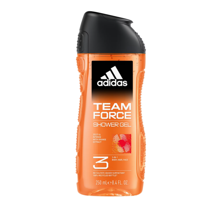 Adidas Shower Gel Team Force/ Suihkugeeli 250ml - Saippuat ja suihkugeelit - 17915 - 1