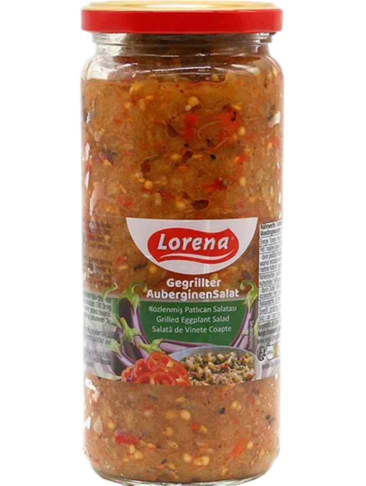 Lorena Grilled Eggplants Salad/ Grillattu Munakoisosalaatti 420g - Vihannessäilykkeet - 18765 - 1