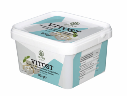 Plivit Vitost Valkojuusto 800g - Salaattijuustot - 20215 - 1
