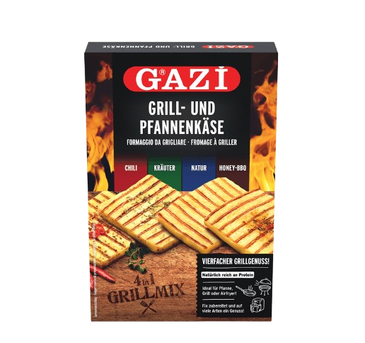Gazi Grilli-und Pfannenkäse/ Grilli - Pannujuusto 45% 400g - Halloum-juustot - 21225 - 1