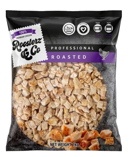 Roosters&Co Chicken Chicken Dices / Kanan kuutio 12mm 2,5kg - Kana pakasteet - 21345 - 1