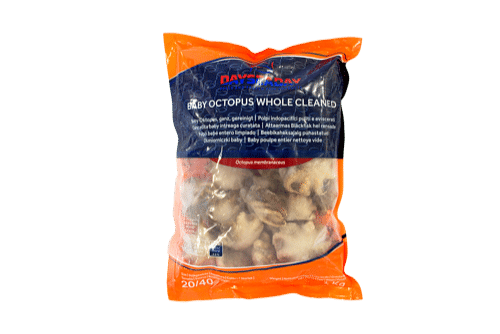 Dayseaday Baby Octopus Whole Cleaned 40/60 1KG - Pakasteäyriäiset - 8715 - 1