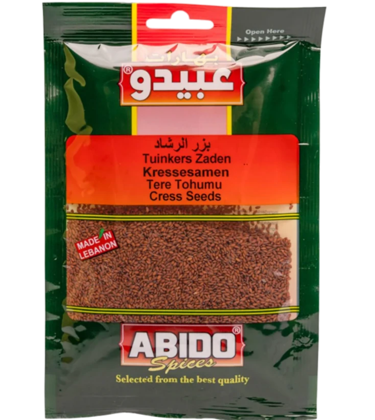 Abido Spices Cress Seeds / Vesikrassin siemenet 50g - Erikoismausteet - 19525 - 1