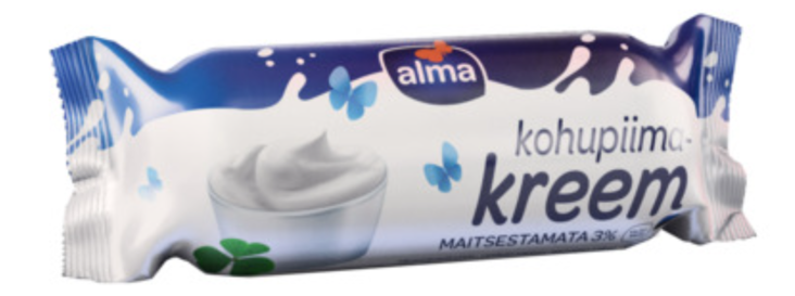 Alma Maitorahkakreemi 3% 300g - Maitotuotteet - 20005 - 1