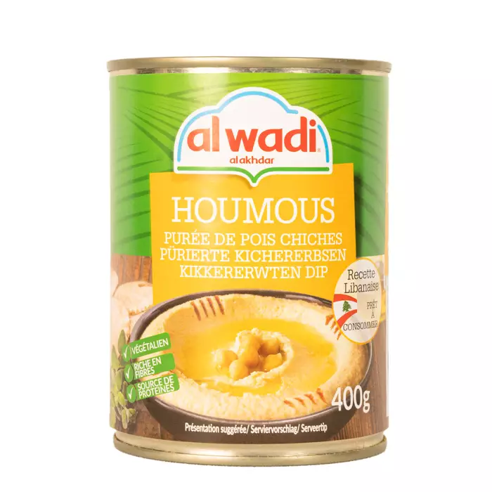 Al Wadi Hommos Tahina / Hummustahna 400g TNK - Papu- ja linssisäilykkeet - 11465 - 1