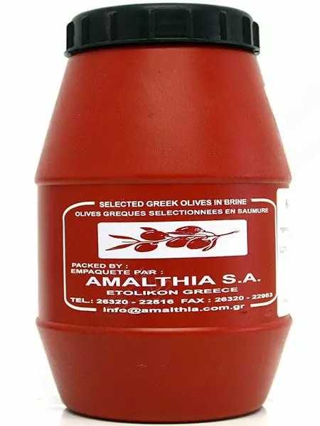 Amalthia Selected Greek Olives in Brine Oliivi 1.5Kg - Oliivisäilykkeet - 365 - 1