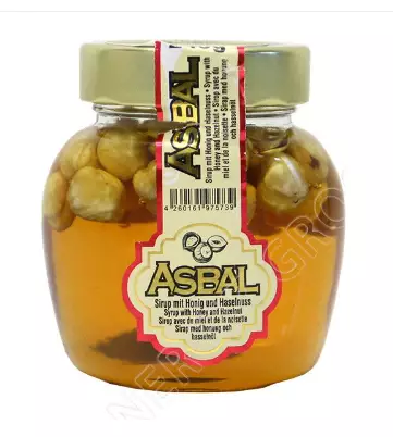 Asbal Hunaja-Hasselpähkinä Siirappi 245g - Hunajat - 15335 - 1