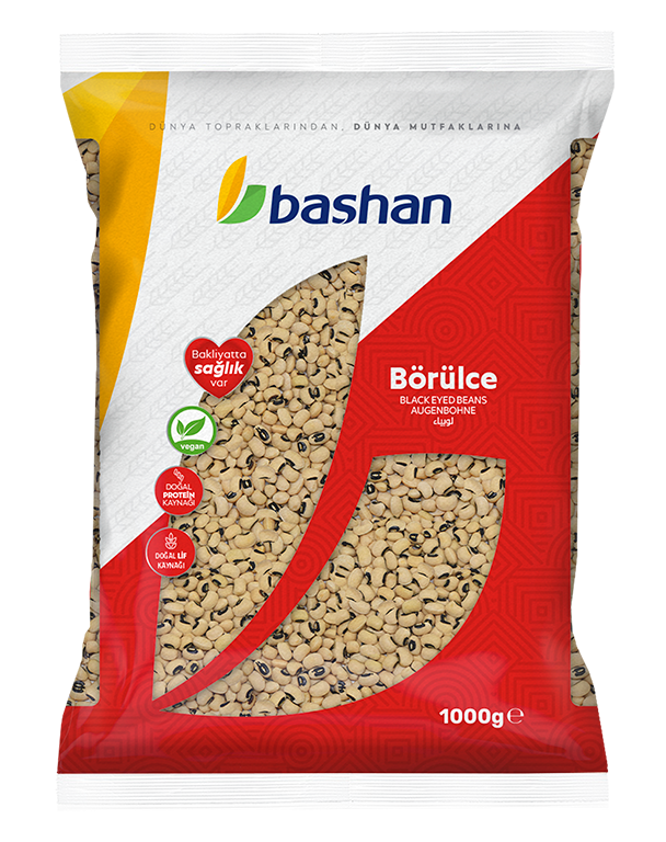 Bashan Black Eyed Beans/ Mustasilmäpapu 1kg - Kuivatut pavut - 18265 - 1