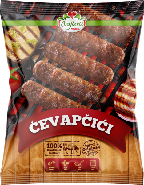 Brajlovic Cevapcici Sarajevo TK 800g - Nauta pakasteet - 7155 - 1