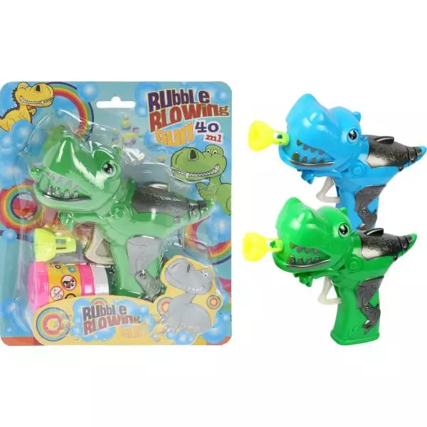 Bubble Blow Gun Dino Saippuakuplapyssy 40ml - Lelut - 13035 - 1