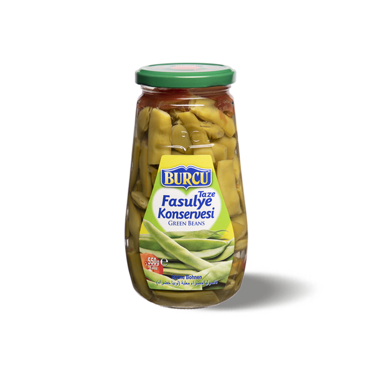 Burcu Taze Fasulye Konservesi / Vihreät pavut suolaliemessä 550g CAM - Papu- ja linssisäilykkeet - 1195 - 1