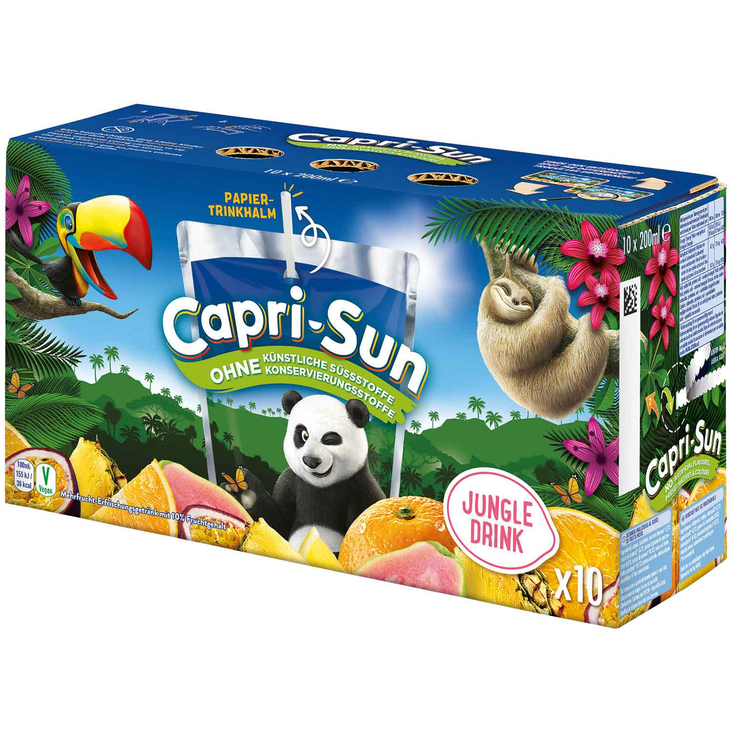 Capri Sun Jungle Drink Mehujuoma 10x200ml - Mehut ja nektarit - 8665 - 1