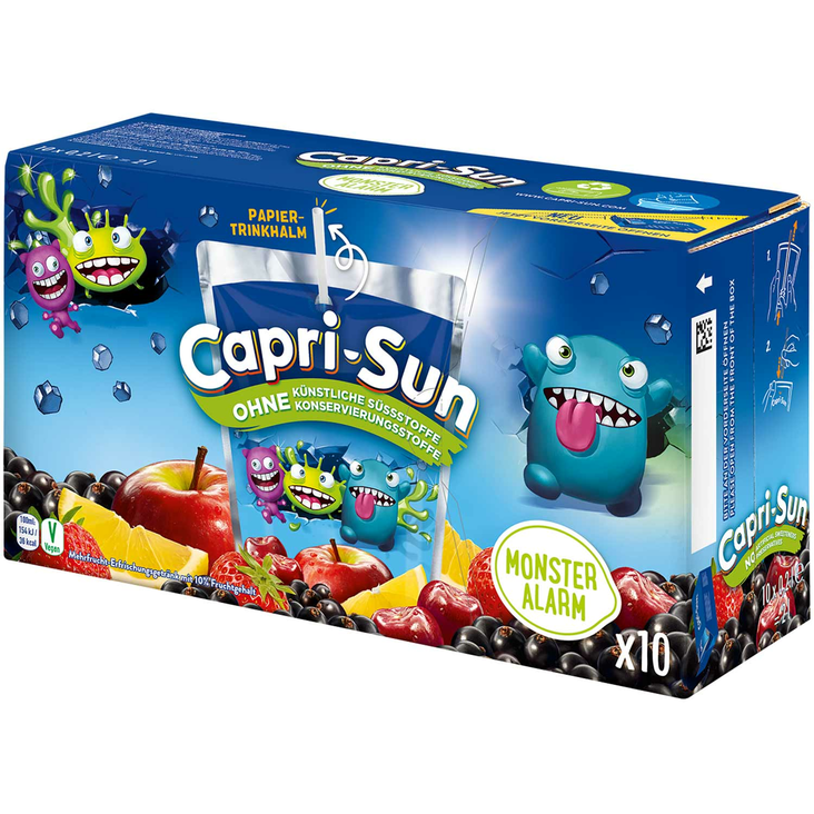 Capri Sun Monster Alarm Mehujuoma 10x200ml - Mehut ja nektarit - 1255 - 1
