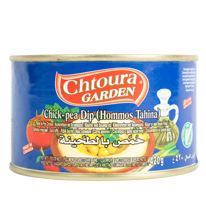 Chtoura Garden Hummus with Tahina/ Hummustahna 420g TNK - Papu- ja linssisäilykkeet - 17665 - 1