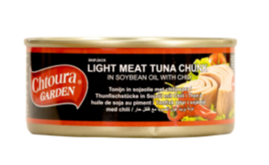 Chtoura Garden Light Meat Tuna / Tonnikalasäilyke chili 160g TNK - Kala- ja äyriäissäilykkeet - 20275 - 1