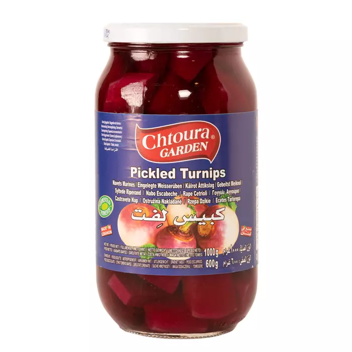 Chtoura Garden Pickled Turips / Nauris 1kg CAM - Vihannessäilykkeet - 11485 - 1