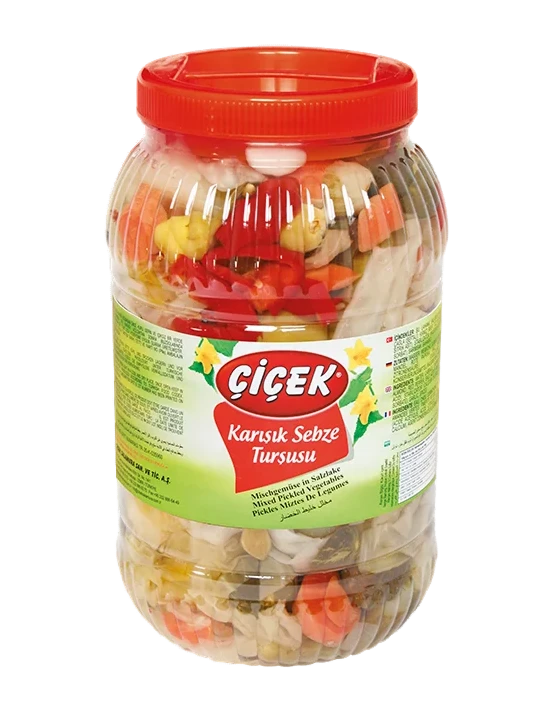 Cicek Turlu Tursu / Vihannessekoitus suolaliemessä 3/1,5kg PET - Vihannessäilykkeet - 19005 - 1