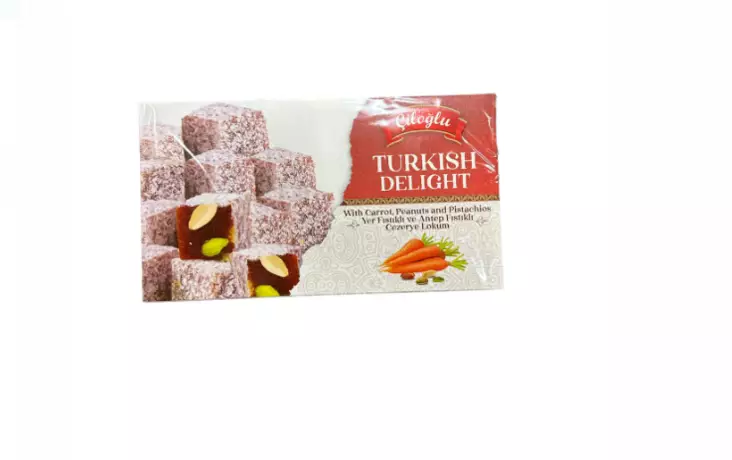 Ciloglu Turkish Delight Yer Fistikli ve Antep Fistikli Cezerye Lokum 300g - Turkish Delight & Halvat - 6785 - 1