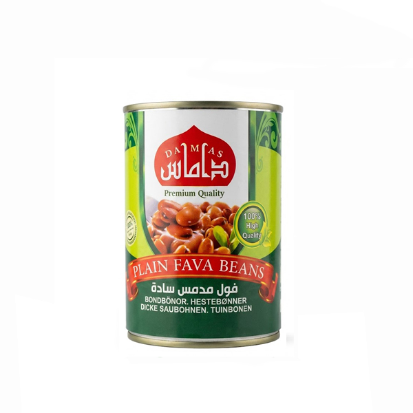Damas Plain Fava Beans/ Keitetyt härkäpapu 400g TNK - Papu- ja linssisäilykkeet - 20365 - 1