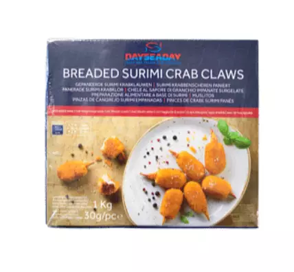 Dayseaday Breaded surimi crab claws / Panerotija katkaravunpyrsttöjä 1kg - Pakasteäyriäiset - 10965 - 1